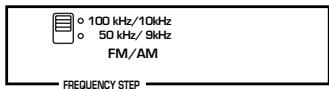 YAMAHA AV3005 - FREQUENCY STEP (Modèle pour l'Asie et modele standard uniquement) - 1