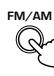 YAMAHA AV3005 - Appuyez sur la touche FM/AM pour désir la gamme d'onde. - 1