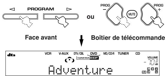 YAMAHA AV3005 - Choix d'une correction de champ sonore - 2