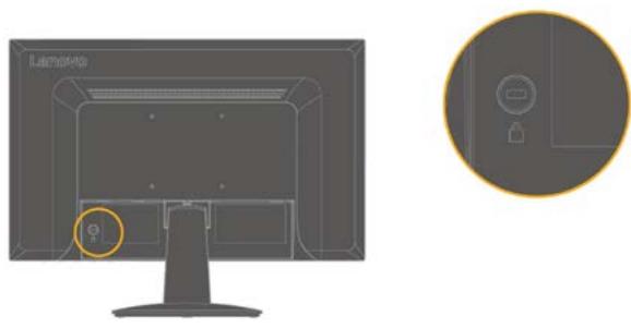 LENOVO Ecran PCD22-10 - Fente pour cable de verrouillage - 1
