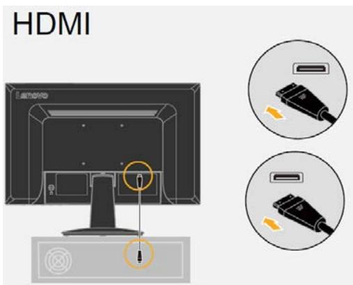 LENOVO Ecran PCD22-10 - Connector et allumer votre moniteur - 4