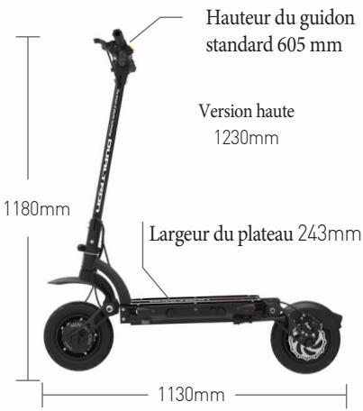 MINIMOTOR SPIDER 24.5 AH 60V - Dimensions - 1