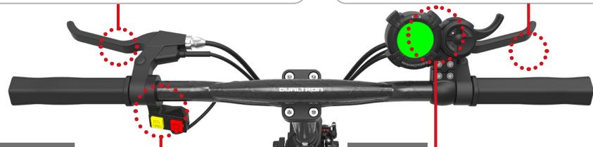 MINIMOTOR SPIDER 24.5 AH 60V - Utilisation du frein avant - 1