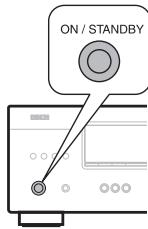 DENON AVR-1311 BKE2 - Mettre l'appareil en veille - 3