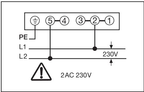 MI H6890BP - Raccordement AC 230 V (monophase) - 2