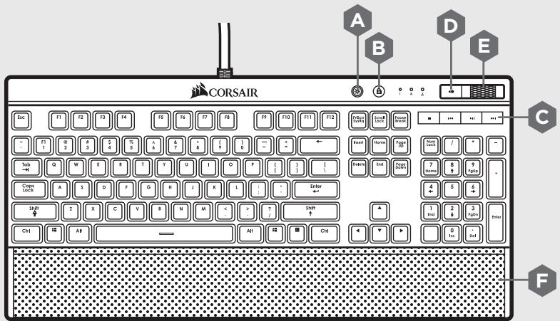 CORSAIR K7OLUX - 1