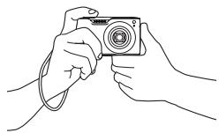 CASIO EX-Z450B - Prise en main correcte de l'appareil photo - 1