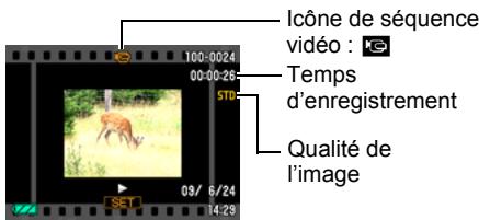 CASIO EX-Z450B - Visionnage d'une série video - 1
