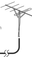 JVC UX-G6303E - Pour connecter I'antenne FM (fournie) - 3
