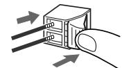 JVC UX-G6303E - Pour connecter I'antenne FM (fournie) - 4