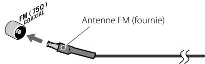 JVC UX-G6303E - Pour connecter I'antenne FM (fournie) - 1