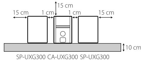 JVC UX-G6303E - ATTENTION: Aération correcte - 1