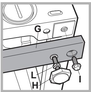 ARISTON LBE129 - Réglage de la machine en hauteur. - 1