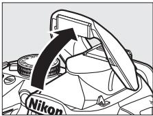 NIKON D130018-55 - Le flash intégré - 1