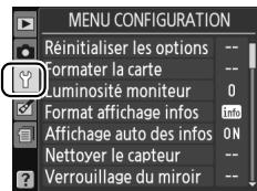 NIKON D130018-55 - Mettre en surbrillance l'icone du menu sélectionné. - 2