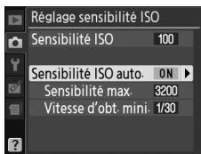 NIKON D130018-55 - Sensibilité ISO auto. - 1
