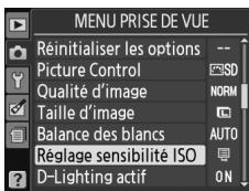 NIKON D130018-55 - Le menu Prise de vue - 1
