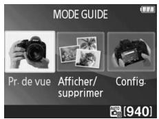 NIKON D130018-55 - Menu du mode guide - 1