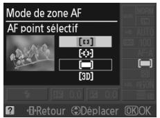 NIKON D130018-55 - Choisir un mode de zone AF. - 2