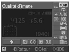 NIKON D130018-55 - Positionner le curseur sur l'affichage des informations. - 3