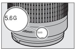 NIKON D130018-55 - Reconnaitre les objectifs à microprocesseur et de type G et D - 2