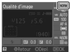 NIKON D130018-55 - Positionner le curseur sur l'affichage des informations. - 5