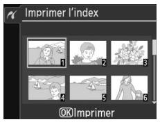 NIKON D130018-55 - Sélectionner Imprimer l'index. - 1