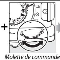 NIKON D130018-55 - La molette de commande - 20