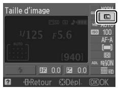 NIKON D130018-55 - Afficher les options de taille d'image. - 2