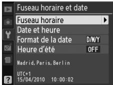 NIKON D130018-55 - Fuseau hora et date - 1