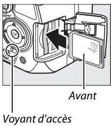 NIKON D130018-55 - Insertion de cartes mémoire - 1