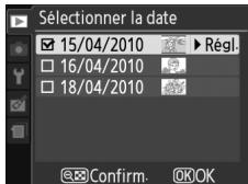 NIKON D130018-55 - Sélectionner la date en surbrillance. - 2