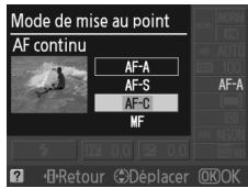 NIKON D130018-55 - Choisir un mode de mise au point. - 2