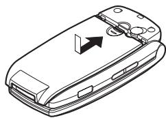 SHARP GX25 - Inserting the SIM Card and the Battery - 4