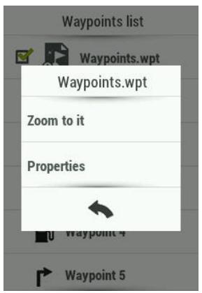 TWONAV ANIMA ULTRA - MENU CONTEXTUEL - 2
