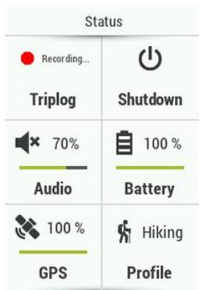 TWONAV ANIMA ULTRA - STATUT DE L'APPLICATION - 1