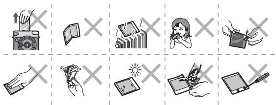 FUJIFILM INSTAX SQ6 RUBY RED EX - FILM INSTAX SQUARE ET PRECAUTION D'IMPRESSION - 1