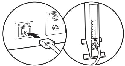 PIONEER N-30AE - Raccordement du cable Ethernet - 1