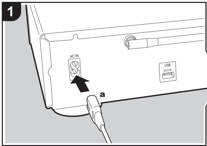 PIONEER N-30AE - Pour brancher le cordon d'alimentation, etc. - 1