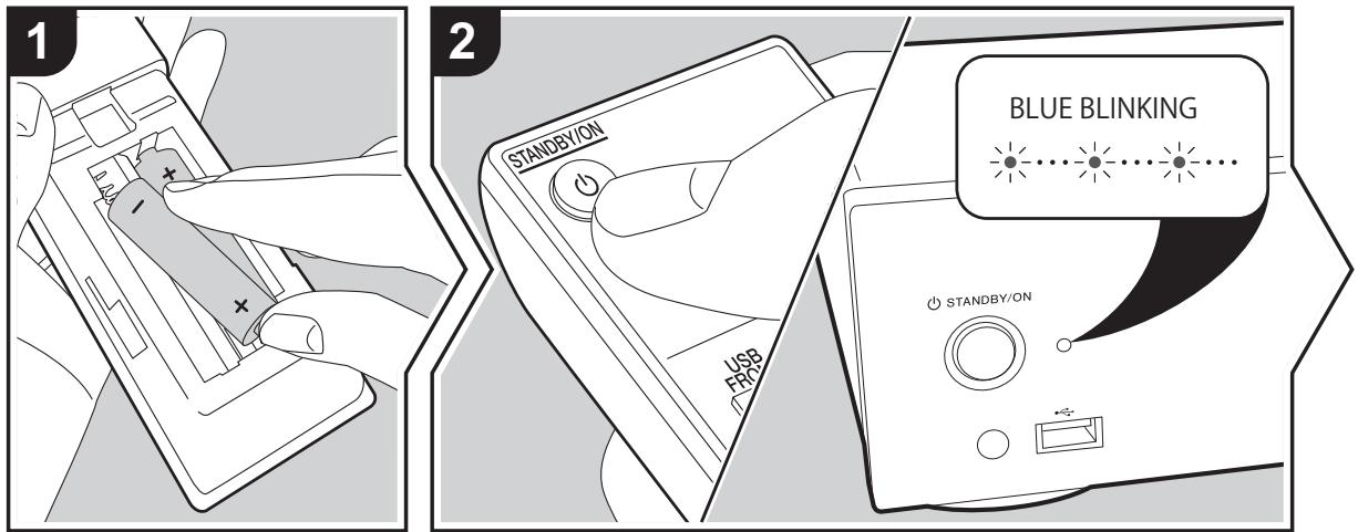 PIONEER N-30AE - Mise sous tension &amp; Configuration initiale - 1