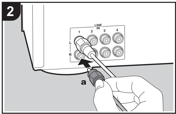 PIONEER N-30AE - Raccordements avec un amplificateur - 2