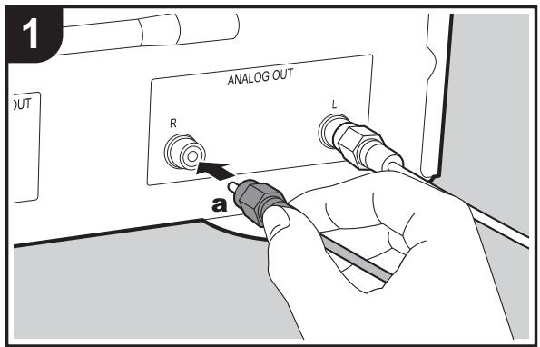 PIONEER N-30AE - Raccordements avec un amplificateur - 1