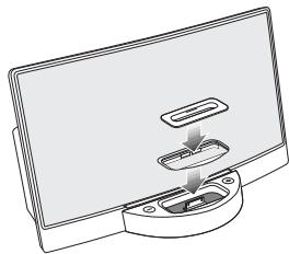 BOSER SOUNDDOCK - Utilisation de l'insert universel de l'adaptateur pour station d'accueil - 1