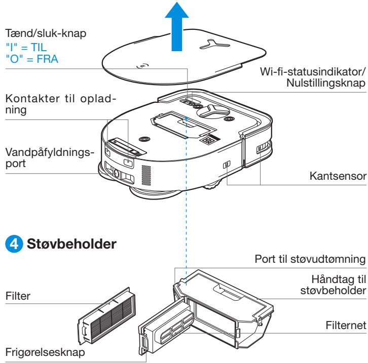ECOVACS DEEBOT X5 OMNI - Nulstillingsknap - 1