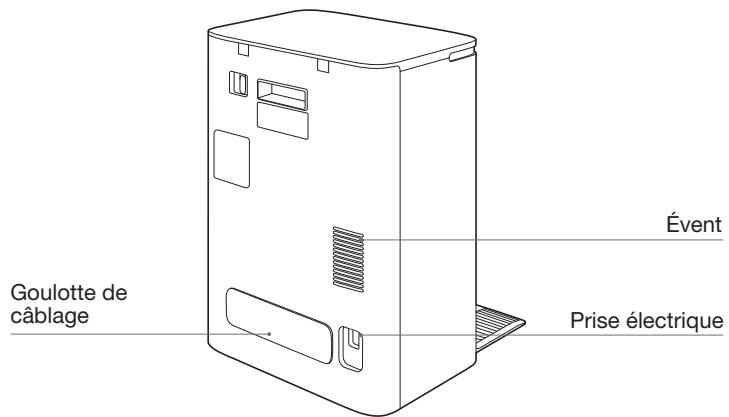 ECOVACS DEEBOT X5 OMNI - Station (arrière) - 1