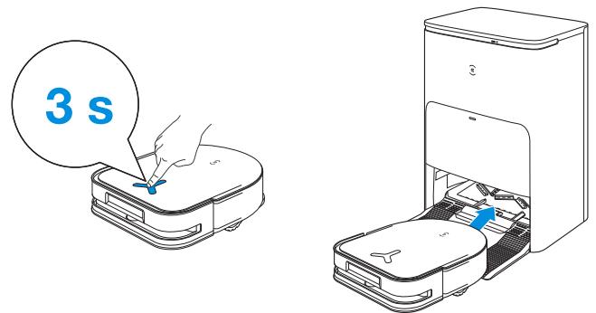 ECOVACS DEEBOT X5 OMNI - Palautus asemaan - 1