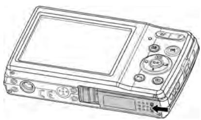 HITACHI HDC1610E - Insérer la batterie - 5