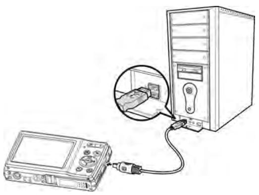 HITACHI HDC1610E - Recharger la batterie via un cable USB - 1