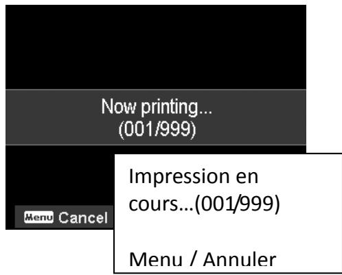 HITACHI HDC1610E - Régler le menu du mode Imprimer - 4