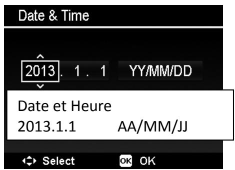 HITACHI HDC1610E - Date et heures - 1